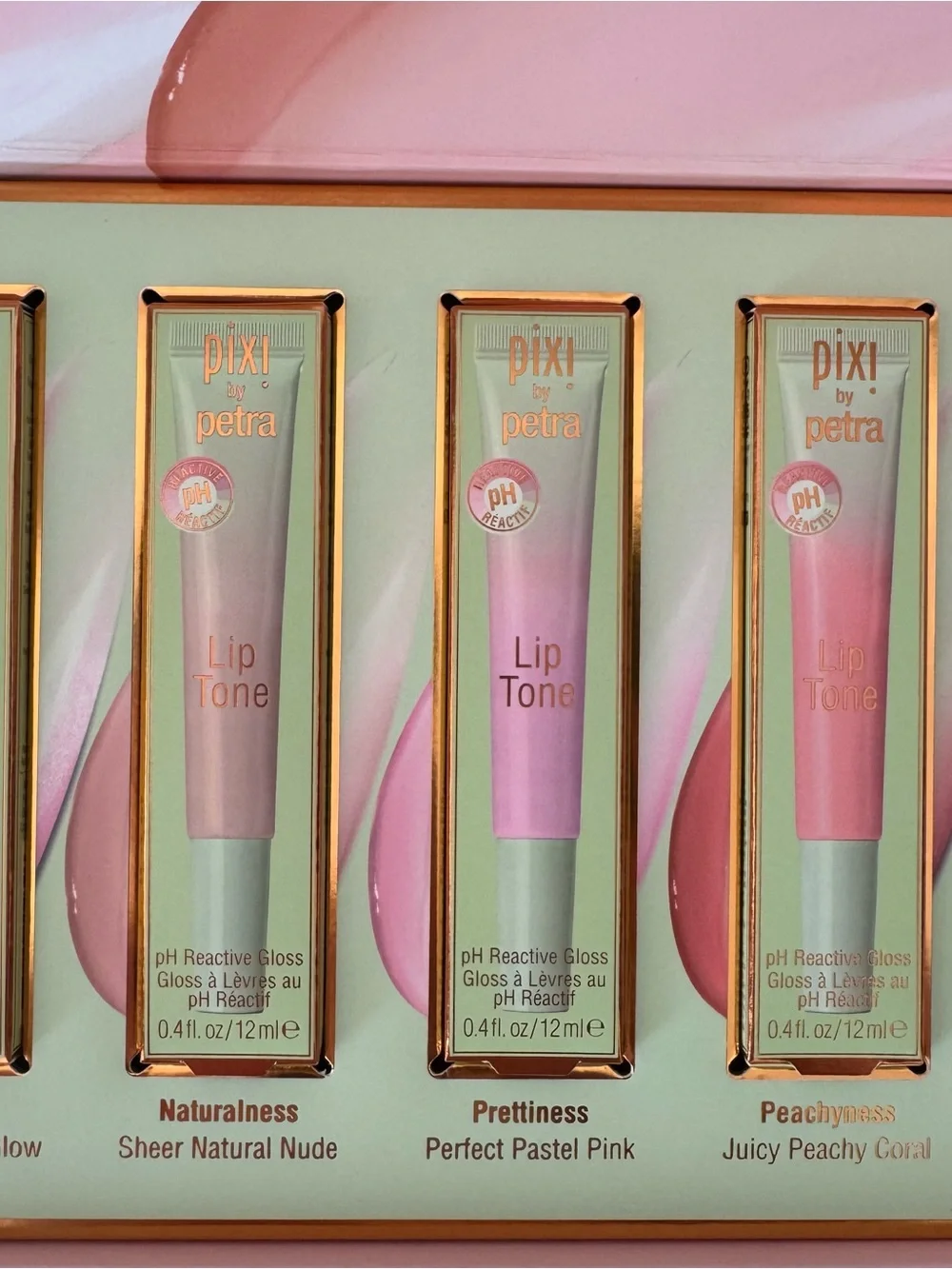 Pixi by Petra LipTone pH Reacting Lip Gloss 6 Piece Complete Set Gift Box New